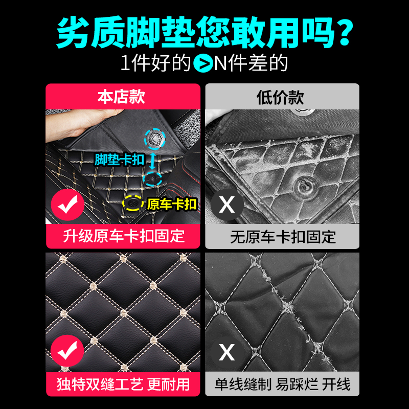 Honda exclusive all-encompassing car floor mats