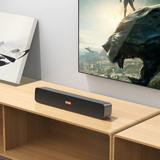 联想电脑音响BMS09多媒体音箱台式机低音炮播放器双喇叭环绕长条