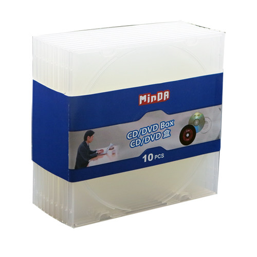 铭大金碟 CD/DVD光盘盒  5MM超薄PP盒 全透明 10片包装,淘宝优惠券,粉丝福利购,淘宝优惠卷