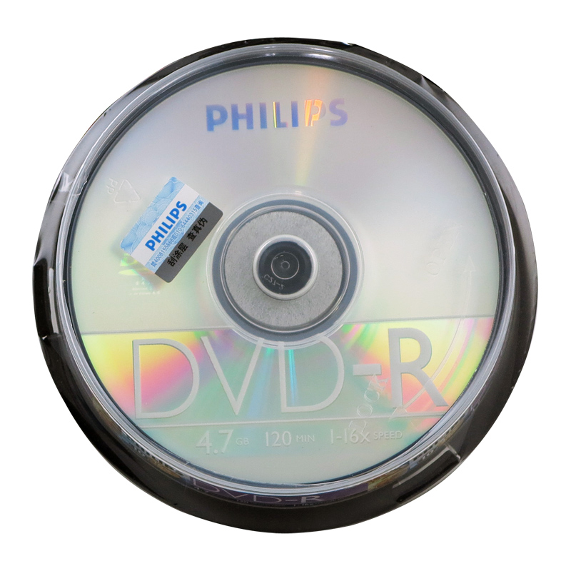 飞利浦 原装光盘 4.7G DVD-R 16X DVD刻录盘 空白光盘 刻录光盘刻录碟系统光盘 dvd光盘dvd光盘空白 空光碟 - 图2