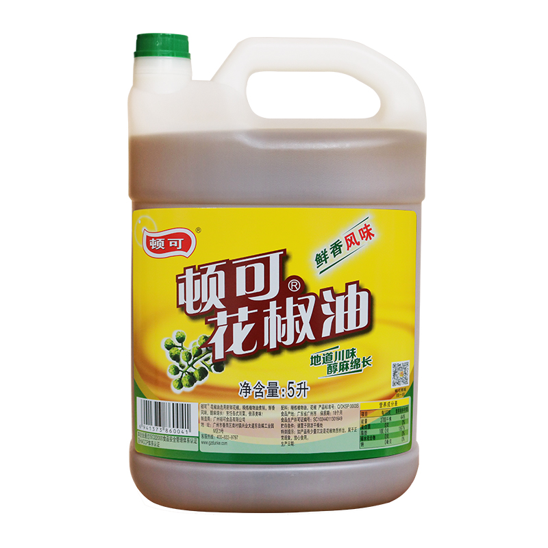 顿可花椒油5LX4桶整箱餐饮装特麻火锅米线串串麻椒油商用炒菜调料-图3