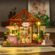 Coffee house hand-assembled model birthday gift