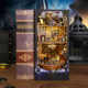 Diy cabin three-dimensional book wooden handmade model