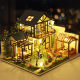 Diy cabin chinese villa handmade assembly