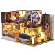 Diy cabin chinese loft ink bamboo rhyme handmade