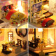 Diy cabin japanese style loft handmade house