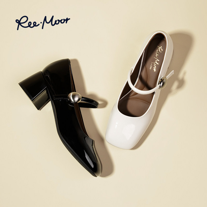 REEMOOR睿慕法式复古玛丽珍鞋女2026新款百搭外穿配裙子芭蕾舞鞋,淘宝优惠券,粉丝福利购,淘宝优惠卷