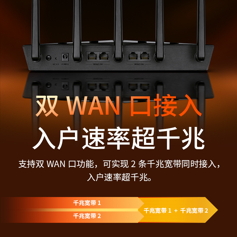 TP-LINK AX3000 wifi6无线路由器千兆家用高速tplink全屋覆盖子母路由大户型宿舍mesh增强器XDR3039-图2