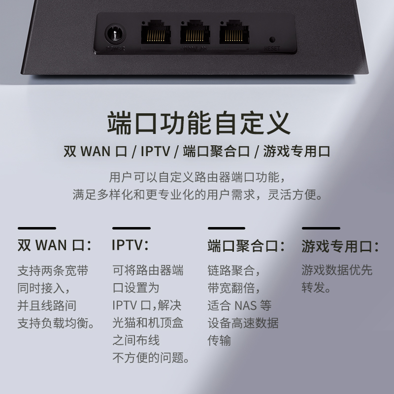 TP-LINK AX6000 wifi6全千兆无线路由器 千兆端口家用高速 tplink 5G大户型mesh双宽带iptv口宿舍6050 - 图1