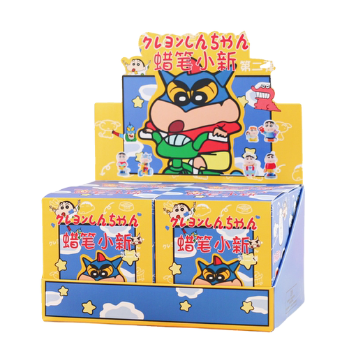 新款二代蜡笔小心卡通动漫人物潮玩盲盒周边公仔创意摆件生日礼物 - 图3