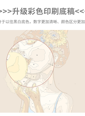 油情画意|diy手工填充治愈油彩画