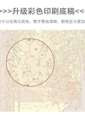 油情画意|diy数字油画手工填色画