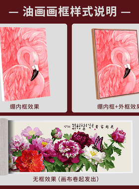 油情画意|数字油画玄关手绘油画