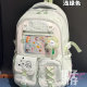High-looking Mint Green School Bag Transparent Backpack