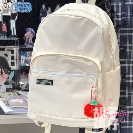 Bearded chicken light water-repellent large-capacity American retro computer backpack backpack for junior and high school students
