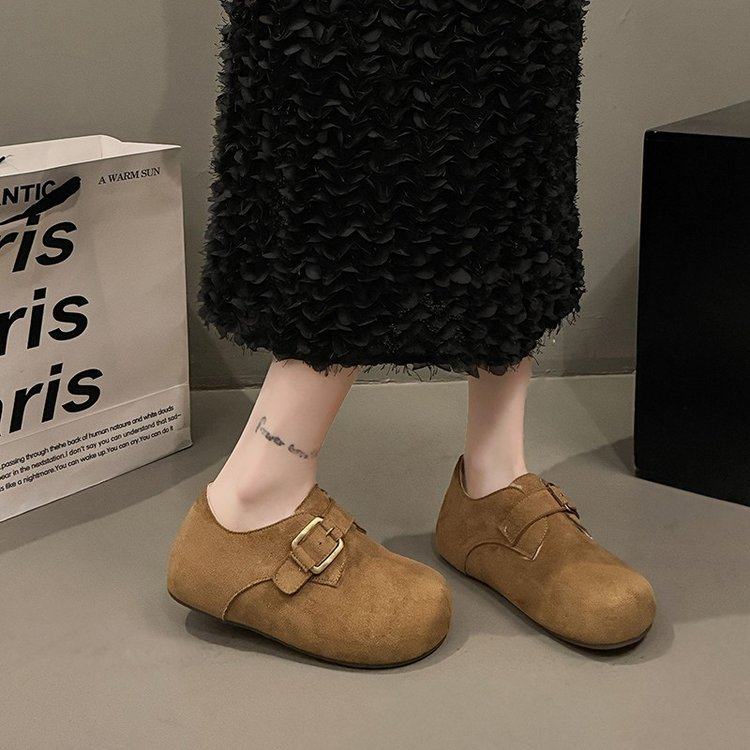 小码加绒勃肯鞋3334厚底毛毛鞋小个子增高保暖雪地靴一脚蹬棉鞋冬,淘宝优惠券,粉丝福利购,淘宝优惠卷