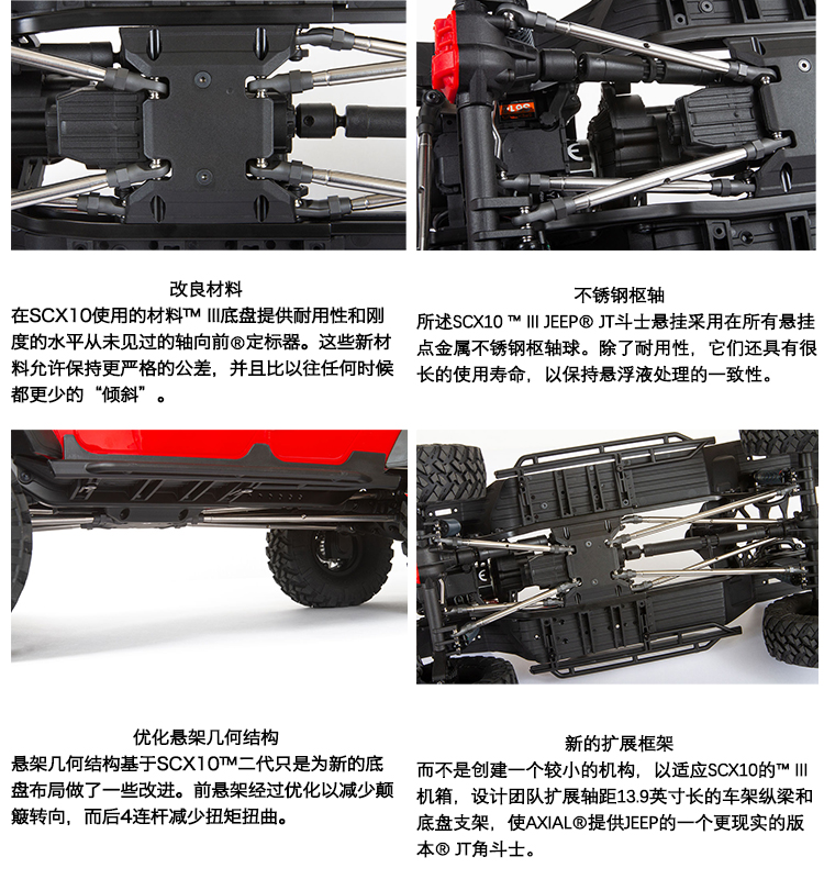 axial scx10 III角斗士RTR仿制攀爬车-图3