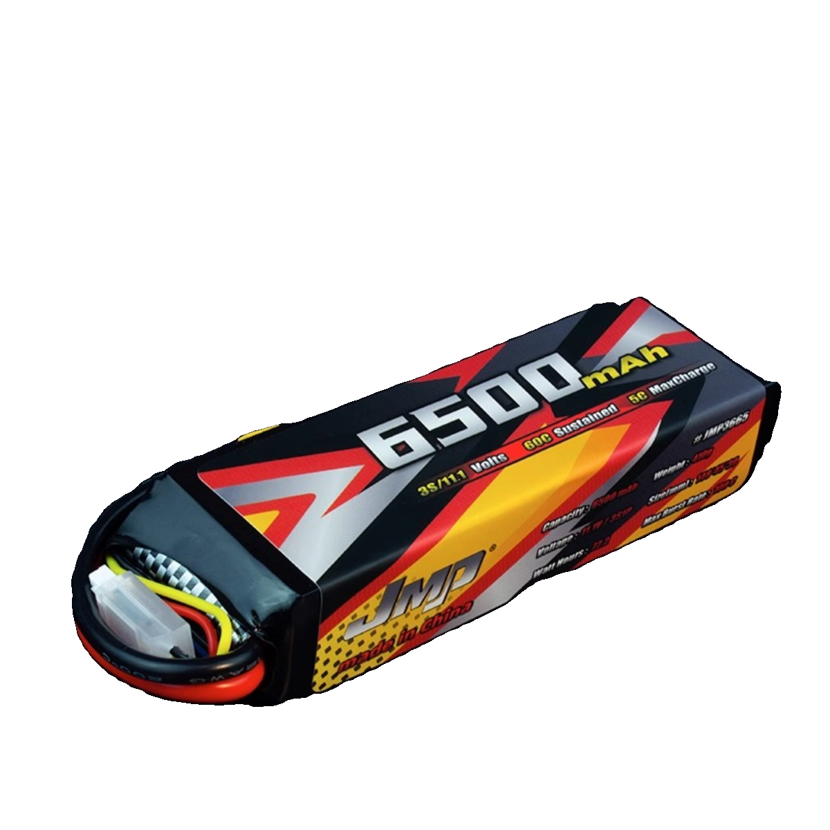 JMP豹牌电池6500MAH 3S 11.1V 60C 坦克300 莫哈维 小X - 图2