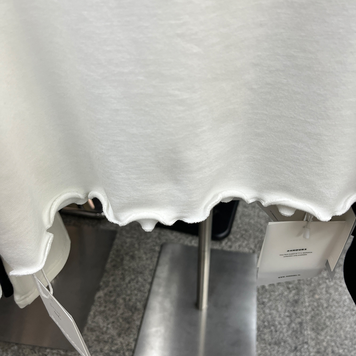 24HOURS韩国东大门女装2025新款半高领打底衫女气质内搭花边上衣 - 图2