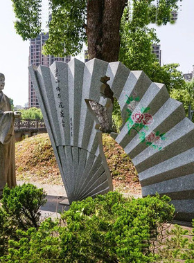 梁祝人物雕塑爱情文化主题