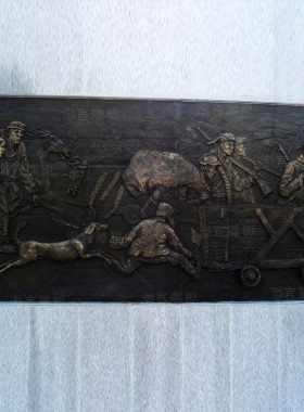 煤矿工人定制玻璃钢劳动主题雕塑