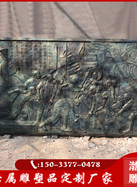 室内外渤言雕塑玻璃钢仿铜观赏