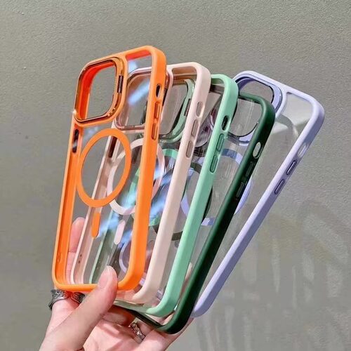 适用iPhone17 Air磁吸镜头支架壳iPhone 16 15苹果13 11 12 Pro Max防摔硅胶套14钛金盾手机壳U1金属鹰眼Plus - 图1