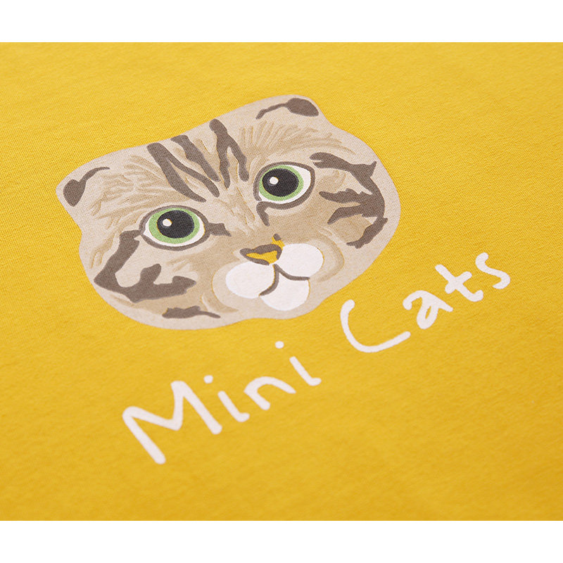 达尔丽夏季纯棉短袖套头卡通薄睡衣 达尔丽睡衣/家居服套装