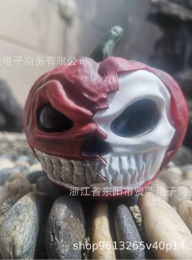 家具装饰PUMPKINSKULL万圣节节日南瓜头骨田园跨境新品树脂摆件