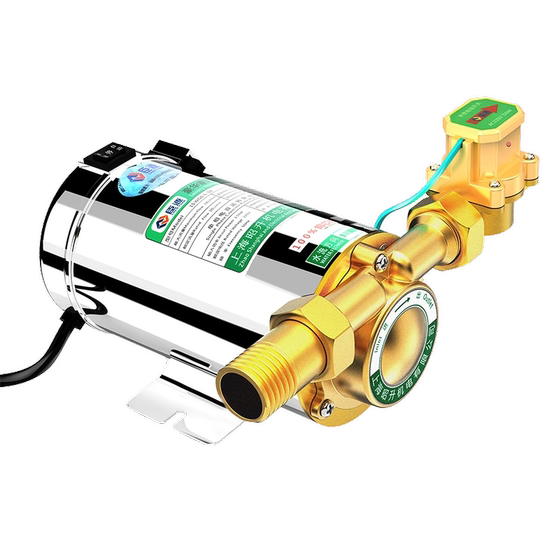 Domestic water heater booster pump