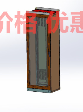 钣金机箱电柜机柜模型钣金厂资料库A2643D图纸机械设计素材SW