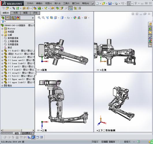 ABB IRB 460高速码垛机器人三维模型机械手3D机械-图0