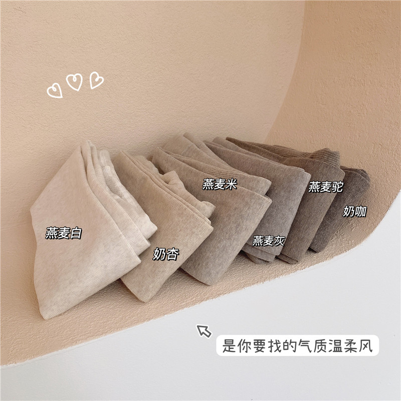 380D燕麦色打底袜子女秋天丝袜春秋中厚薄款燕麦白连裤袜瘦腿外穿 - 图3