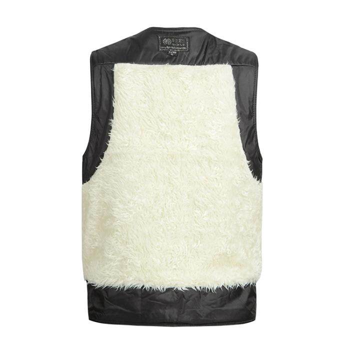 冬季中老年马甲加绒加厚保暖多口袋马夹坎肩爸爸装羊羔毛大码背心,淘宝优惠券,粉丝福利购,淘宝优惠卷