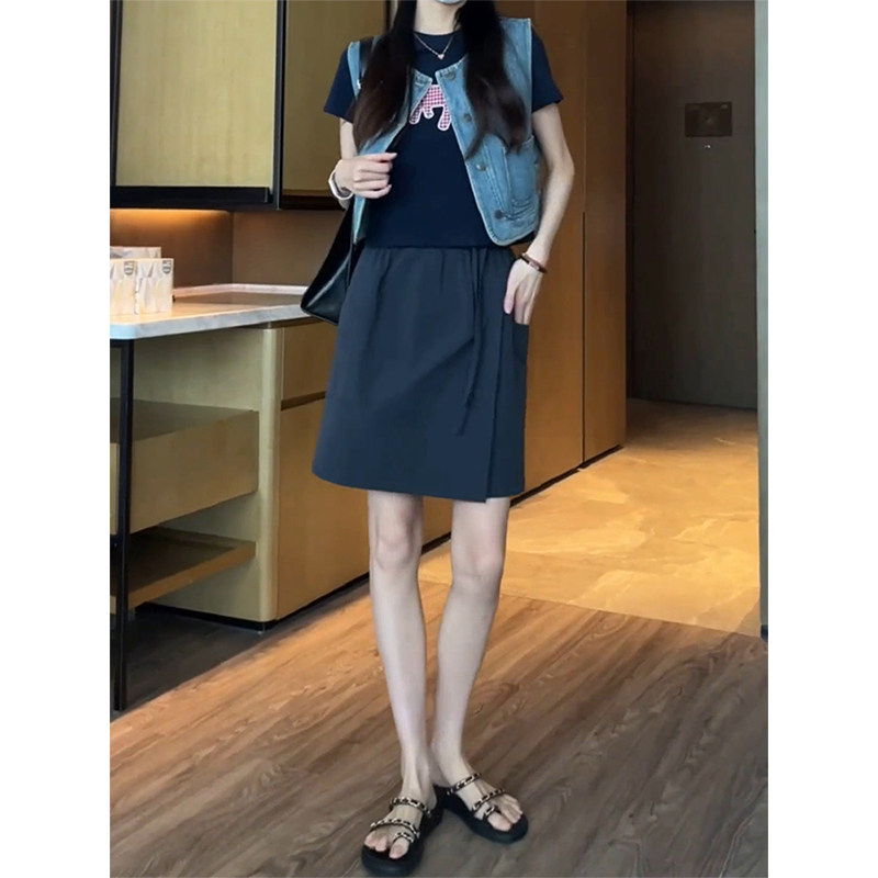 深灰色休闲裤裙女2025夏季薄款大码梨形身材宽松显瘦a字阔腿短裤,淘宝优惠券,粉丝福利购,淘宝优惠卷