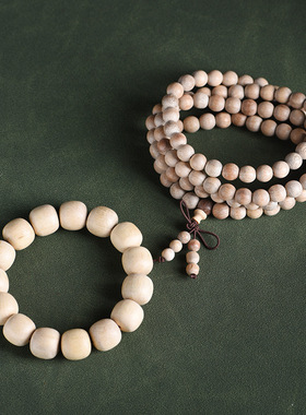 香樟木文玩佛珠手串男女款手链饰品香味木串盘玩把玩老型珠念珠