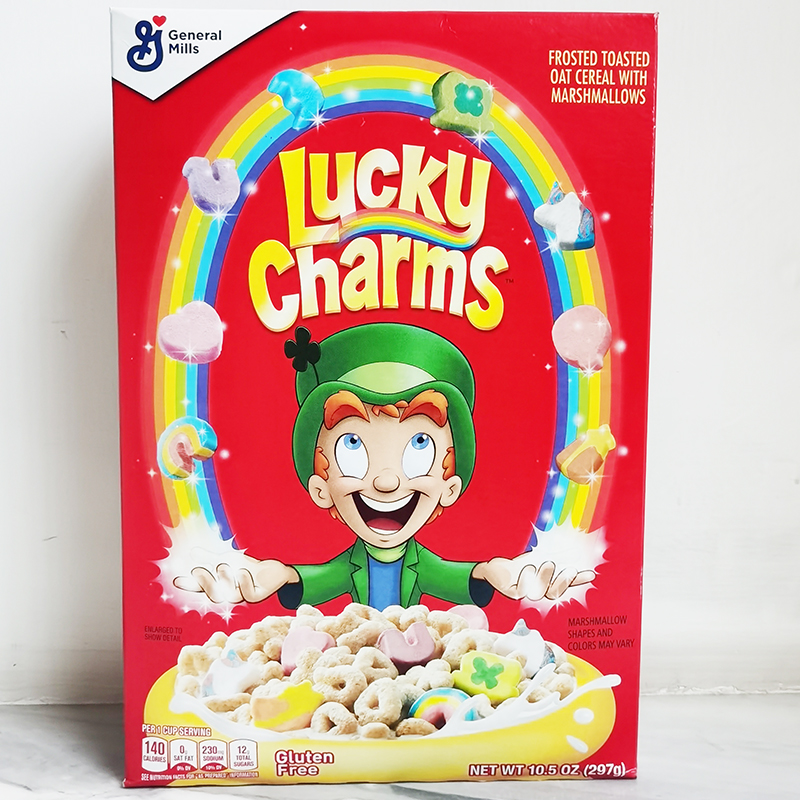 美国通用磨坊棉花糖儿童早餐燕麦圈General Mills Lucky Charms - 图1