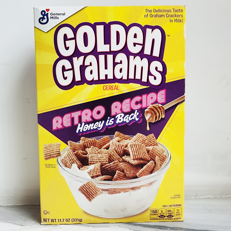 通用磨坊全谷物金色麦片General Mills Golden Grahams Cereal - 图3