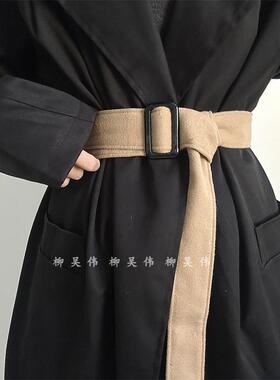 布料西装外套收腰配裙子显瘦