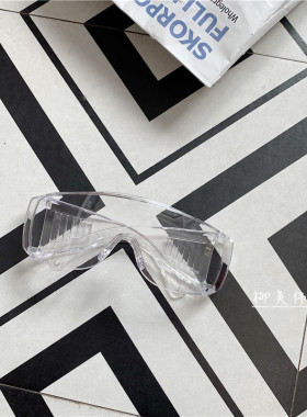 骑车连体女ins工业风嘻哈太阳镜