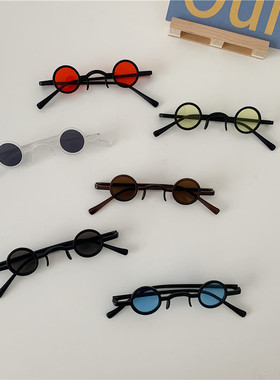 超小框墨镜蹦迪朋克汉奸嘻哈