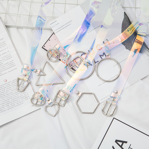 镭射塑胶彩色透明皮带