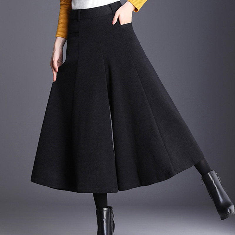 冬季2021年新款洋气毛呢九分休闲裤 arteyes艺艾休闲裤