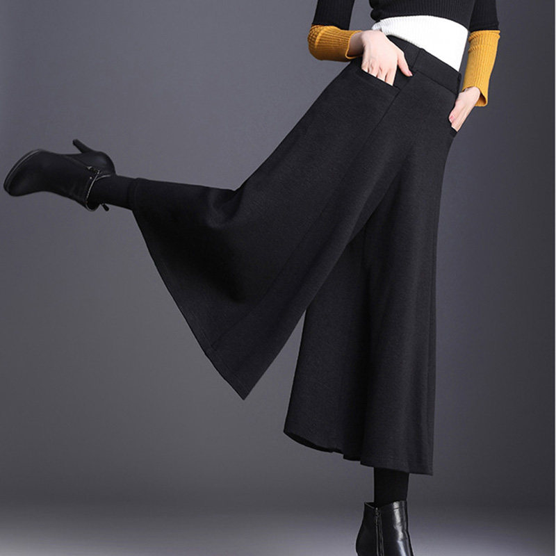 冬季2021年新款洋气毛呢九分休闲裤 arteyes艺艾休闲裤