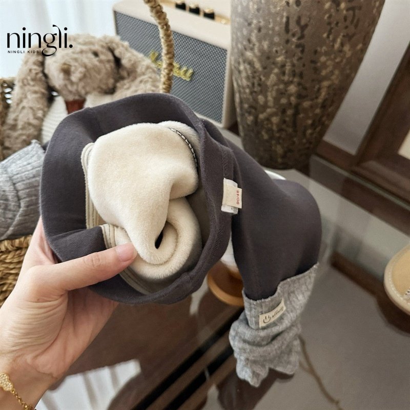 春秋冬季款女童加绒加厚灰色时尚百搭灰色打底裤女宝宝堆堆袜裤子,淘宝优惠券,粉丝福利购,淘宝优惠卷