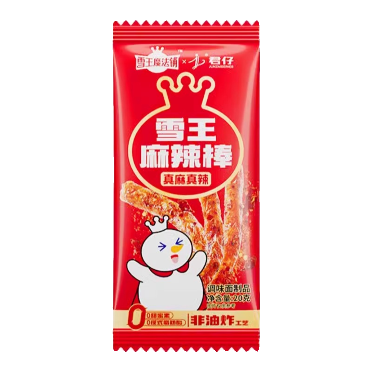 蜜雪冰城雪王麻辣棒辣条香辣怀旧小零食膨化麻辣面筋童年的味道！ - 图3