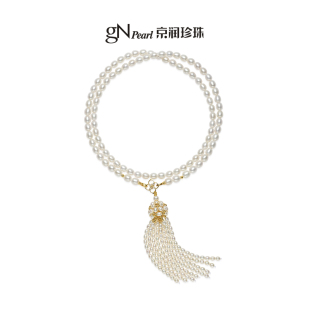 京润如妍925银淡水珍珠项链