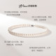 Jingrunsihua nearly round seedless pearl necklace for mother
