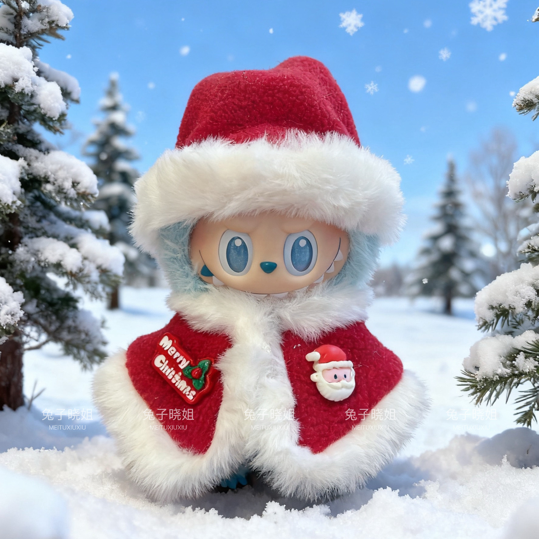 拉布布3.0娃衣Labubu3代衣服前方高能圣诞节日娃衣套装可乐娃衣,淘宝优惠券,粉丝福利购,淘宝优惠卷