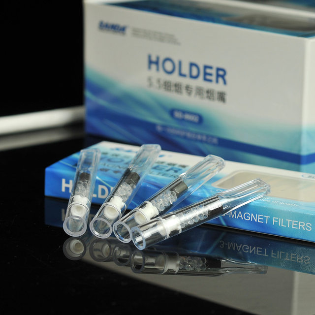Multi-filter disposable cigarette holder for Sanda fine cigarettes